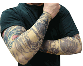 Biker Tattoo Sleeves - BaddAssChaps.com